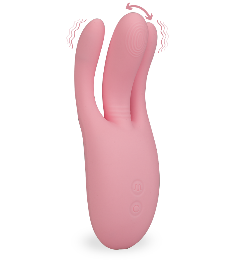 Everything three-arm vibrator