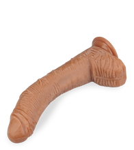 Load image into Gallery viewer, Extra large curved realistic suction cup dildo
