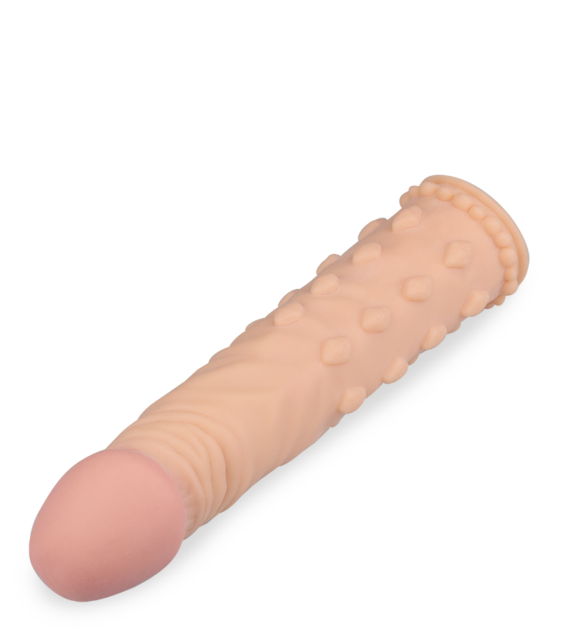 Extra-large diamondback penis sleeve