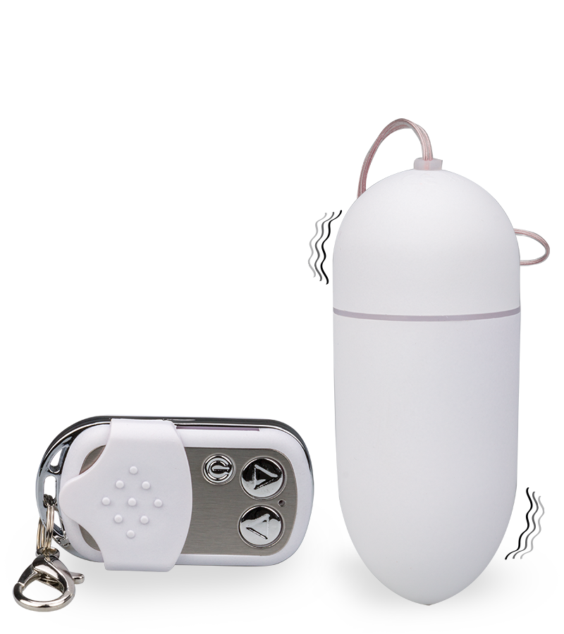 Extra-large remote control vibrating love egg