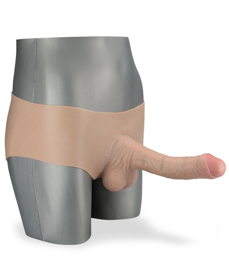 Fabio strap-on hollow second skin dildo realistic XXL