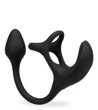 Load image into Gallery viewer, Fast triple cock ring with ball massager and butt plug