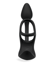 Load image into Gallery viewer, Fast triple cock ring with ball massager and butt plug