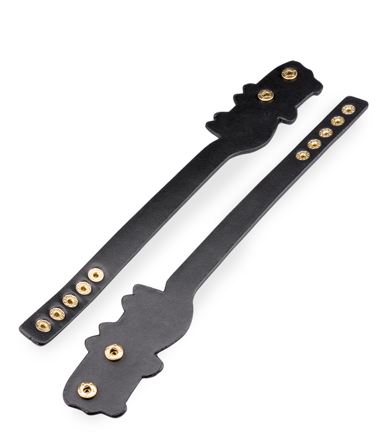 Faux leather BDSM cat ankle cuffs