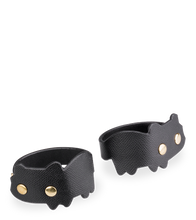 Load image into Gallery viewer, Faux leather BDSM cat wrist cuffs