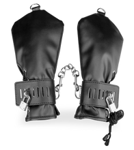Load image into Gallery viewer, Faux leather BDSM mitts