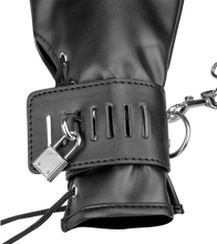 Load image into Gallery viewer, Faux leather BDSM mitts