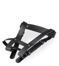 Load image into Gallery viewer, Faux leather face harness for shoes