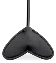Load image into Gallery viewer, Faux leather heart-shaped riding crop 13.00 inches