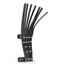Load image into Gallery viewer, Faux leather spiked flogger glove