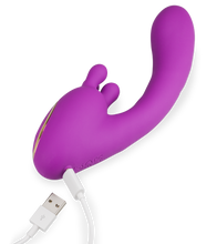Load image into Gallery viewer, Feather clit-massaging vibrator