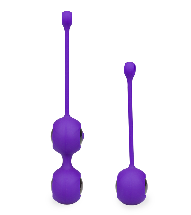 Feely vibrating jiggle ball set