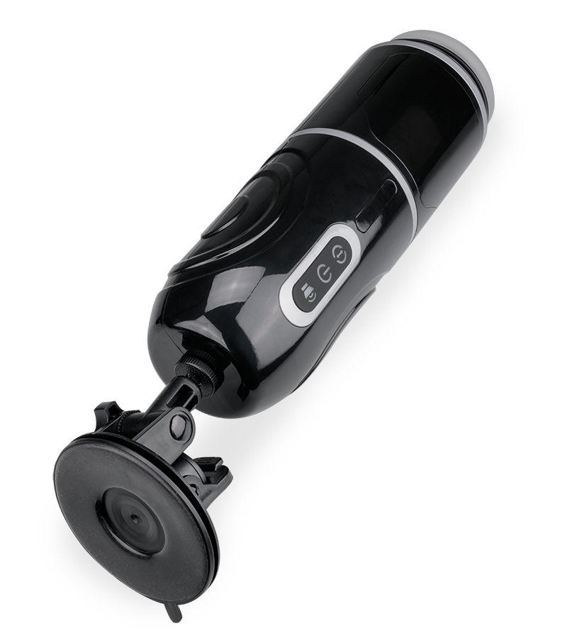 Feline rotating and thrusting masturbator with audio feature