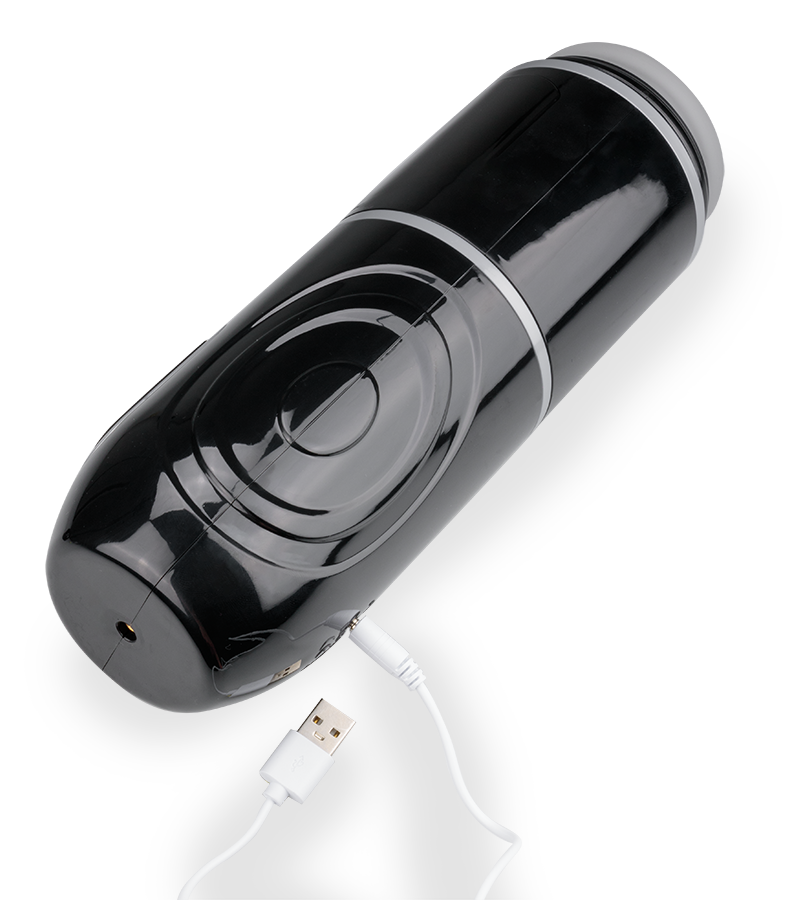 Feline rotating and thrusting masturbator with audio feature