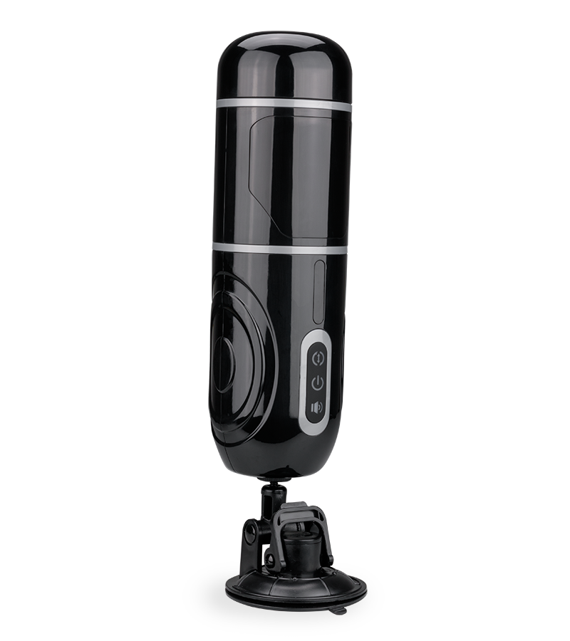 Feline rotating and thrusting masturbator with audio feature