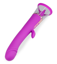 Load image into Gallery viewer, Fine rabbit vibrator with pussy pump