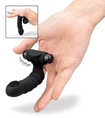 Finger vibrator for clit, G-spot, or prostate