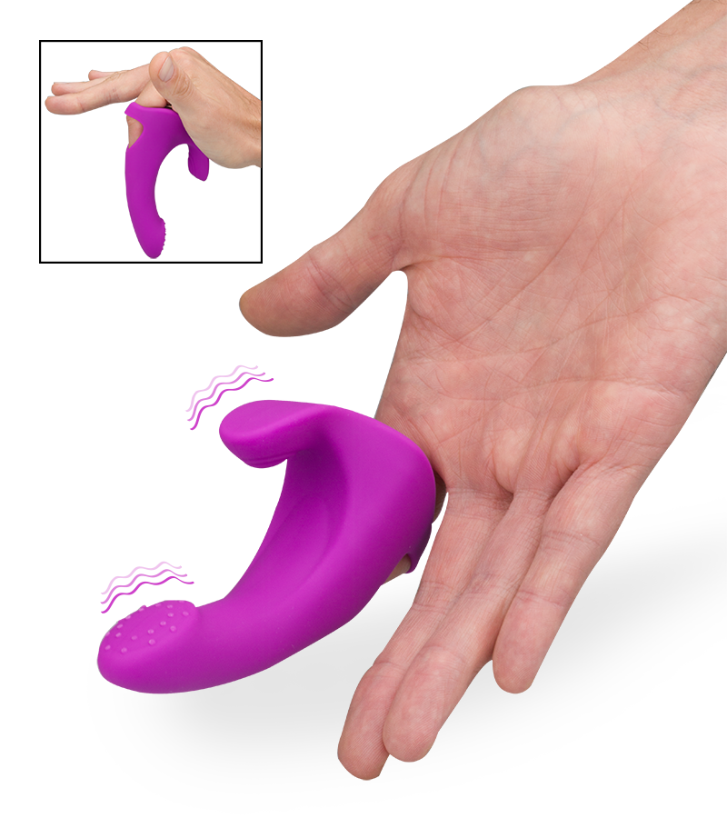 Fingerswing finger vibrator