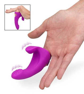 Fingerswing finger vibrator