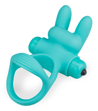 Load image into Gallery viewer, Fizzer triple silicone cock ring with vibrating rabbit