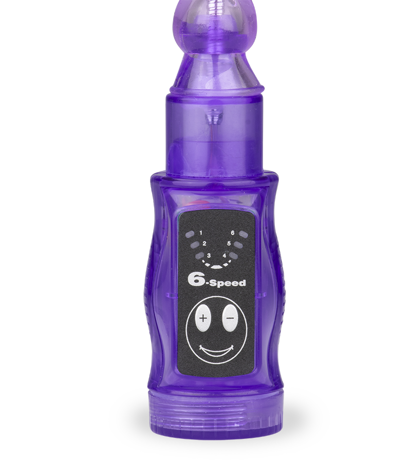 Flexible anal plug vibrator