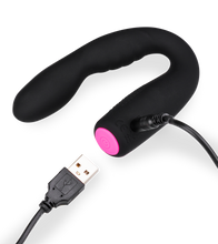 Load image into Gallery viewer, Flexible clit and G-spot vibrator