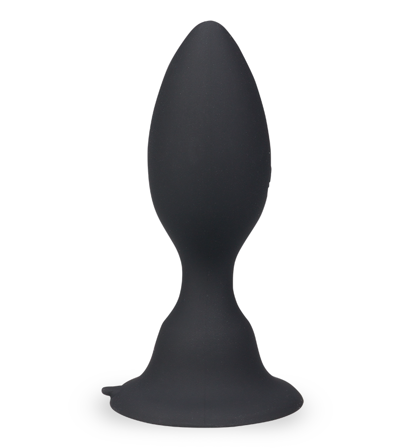 Flexible vibrating suction-cup anal plug