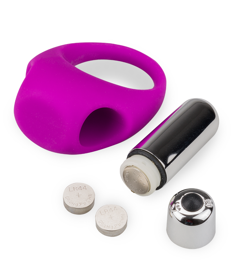 Flirt medical-grade silicone vibrating cock ring