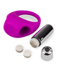 Load image into Gallery viewer, Flirt medical-grade silicone vibrating cock ring