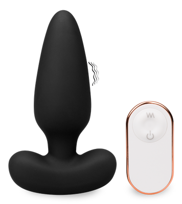 Float remote control vibrating butt plug