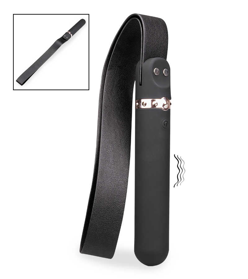 Flogger belt with vibrating handle