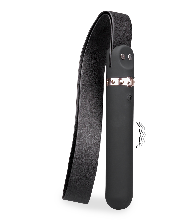 Flogger belt with vibrating handle