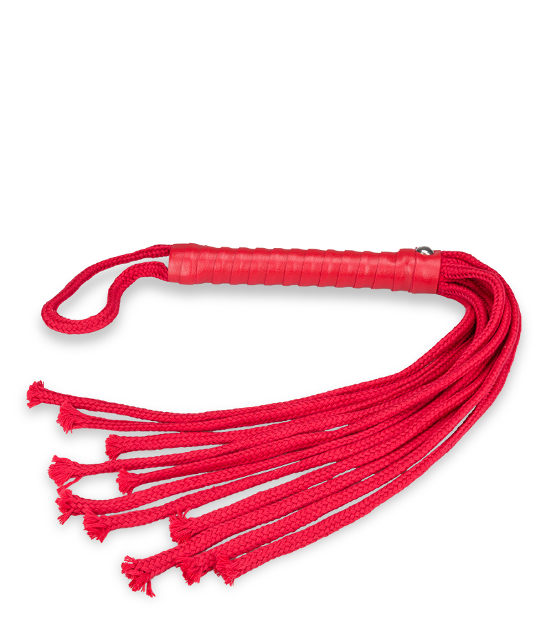 Flogger with red straps