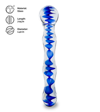 Load image into Gallery viewer, Flood glass dildo