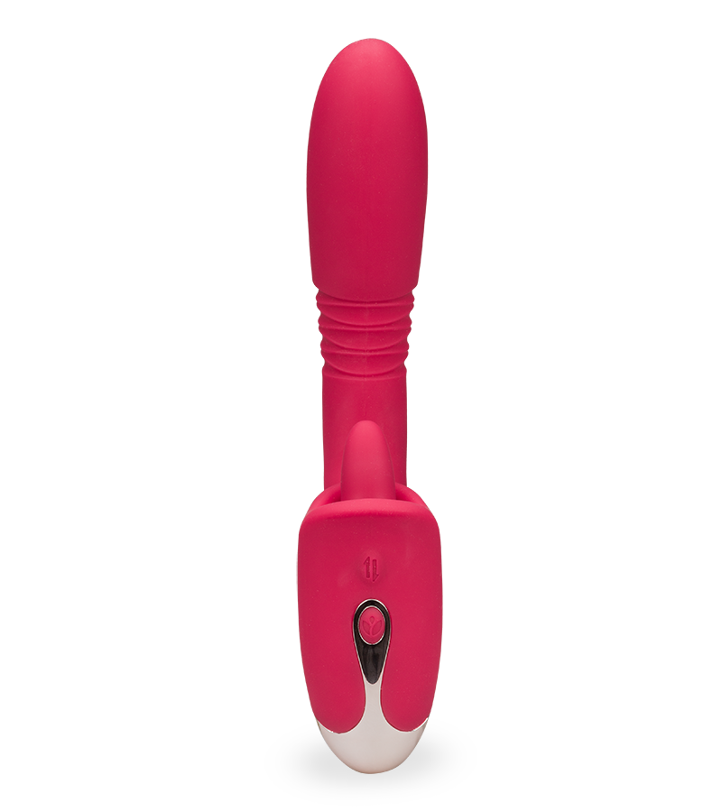 Flore oral sex thrusting rabbit vibrator