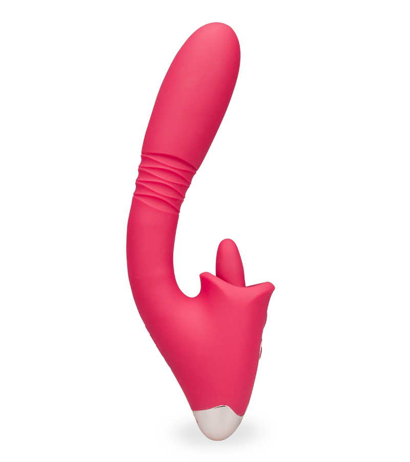 Flore oral sex thrusting rabbit vibrator
