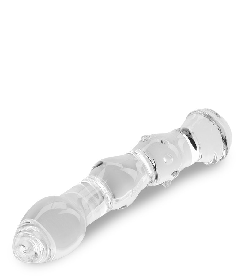 Flow glass dildo