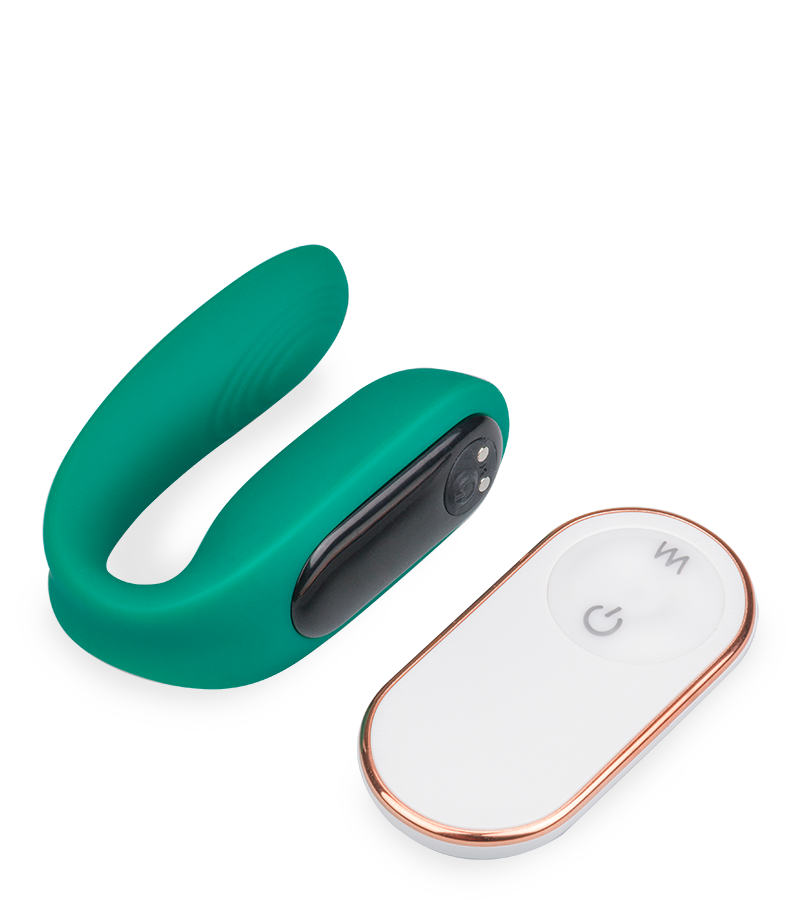 Forest remote control couples vibrator