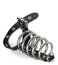 Load image into Gallery viewer, Four loop metal cock ring