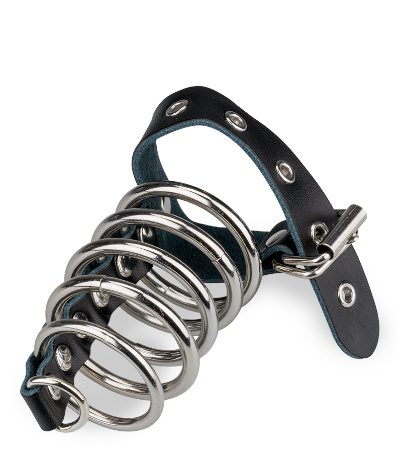 Four loop metal cock ring