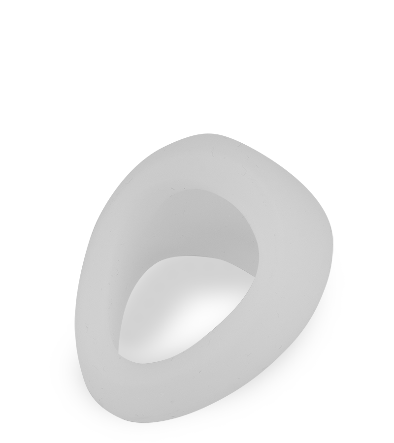 Frenzy medical-grade silicone triple cock ring