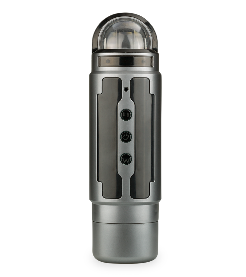 Frenzy thrusting and vibrating heated airbag male masturbator