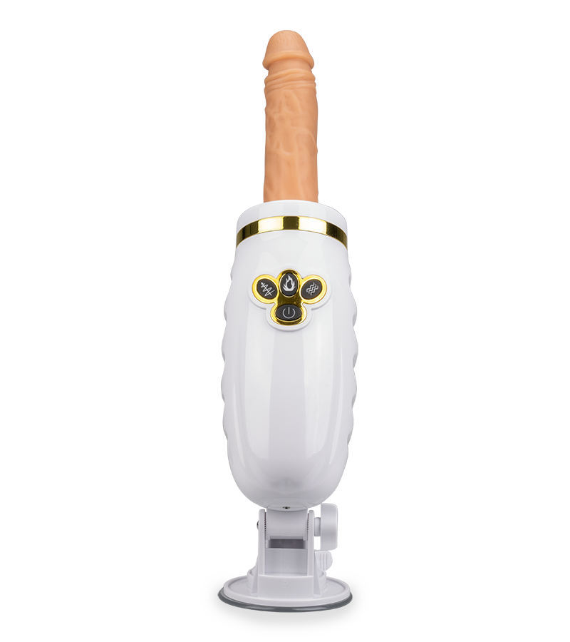Fucking machine 16 speeds with heated dildo