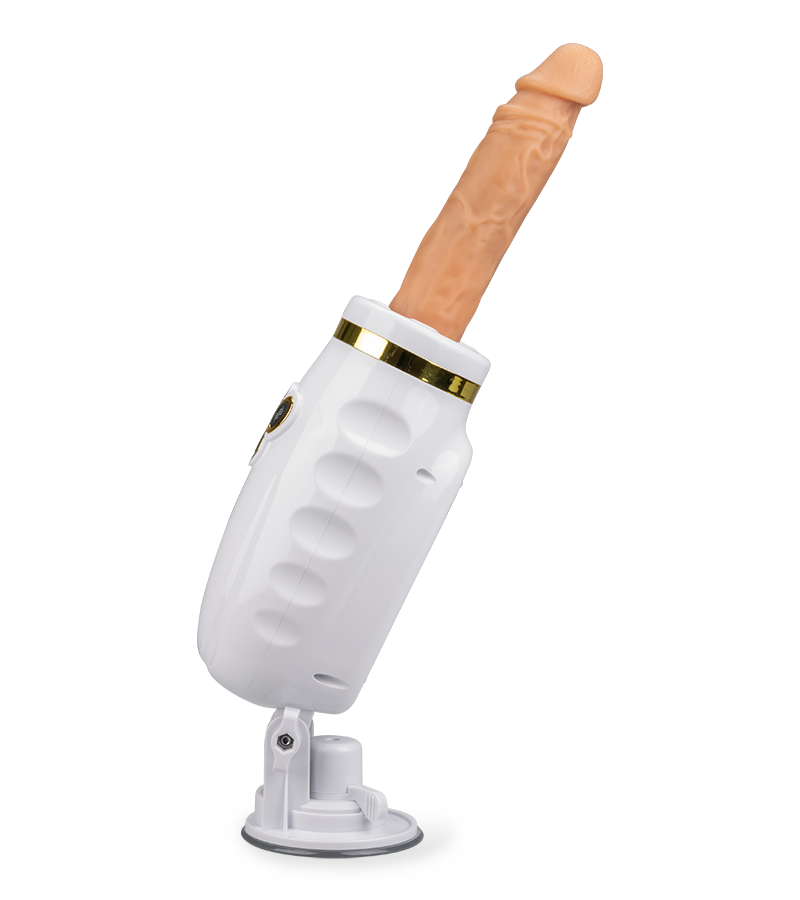 Fucking machine 16 speeds with heated dildo