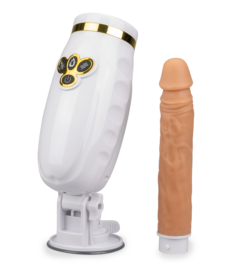 Fucking machine 16 speeds with heated dildo