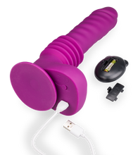 Load image into Gallery viewer, Fucking machine with vibrating dildo