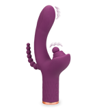Funky triple stimulation rabbit vibrator