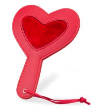 Load image into Gallery viewer, Fur-lined heart paddle