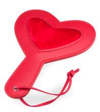 Load image into Gallery viewer, Fur-lined heart paddle