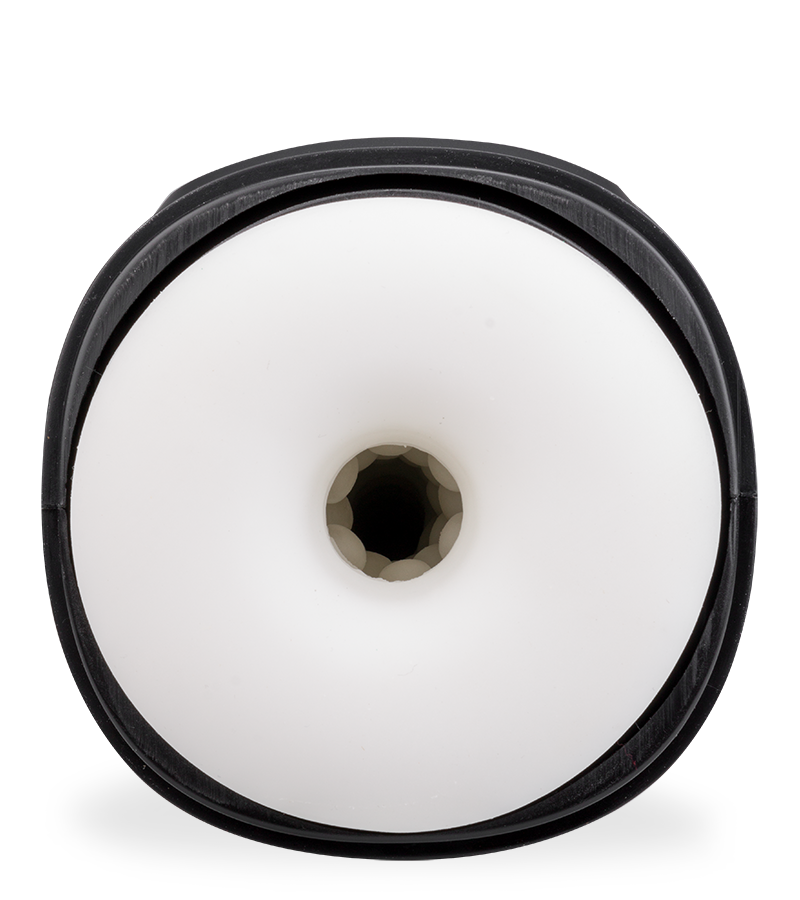 Furious vibrating thrusting and sucking masturbator with handles